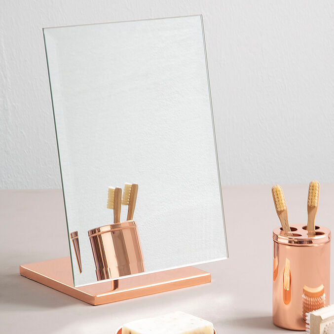 Rose Gold Table Mirror