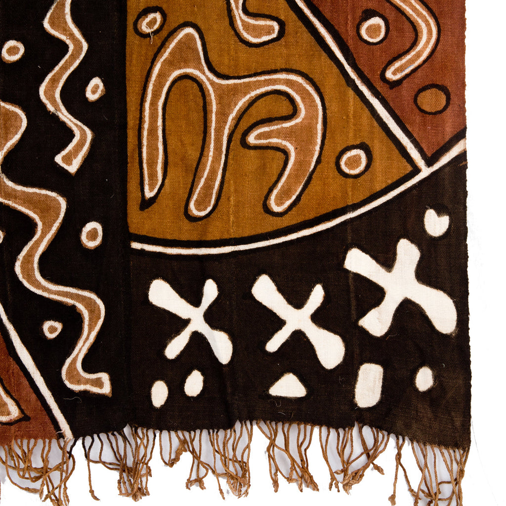 Hand Painted Handwoven Cotton Throw