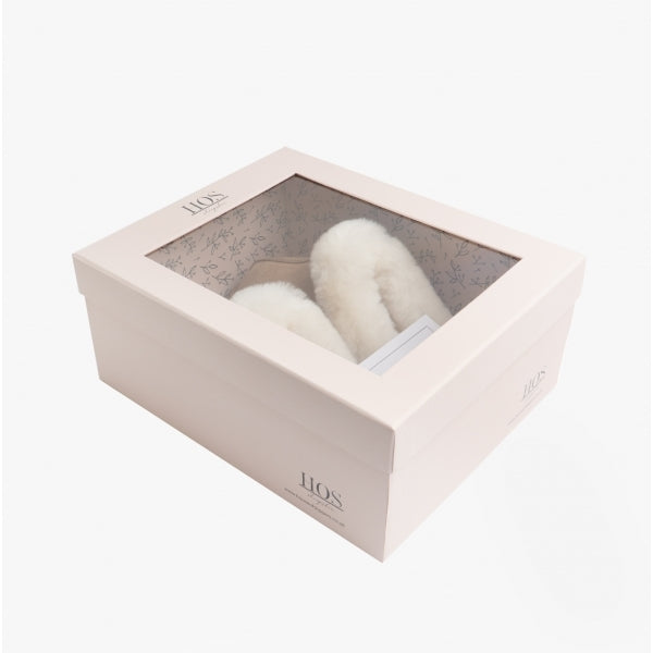 Womens Real Sheepskin Mule Slippers Chestnut