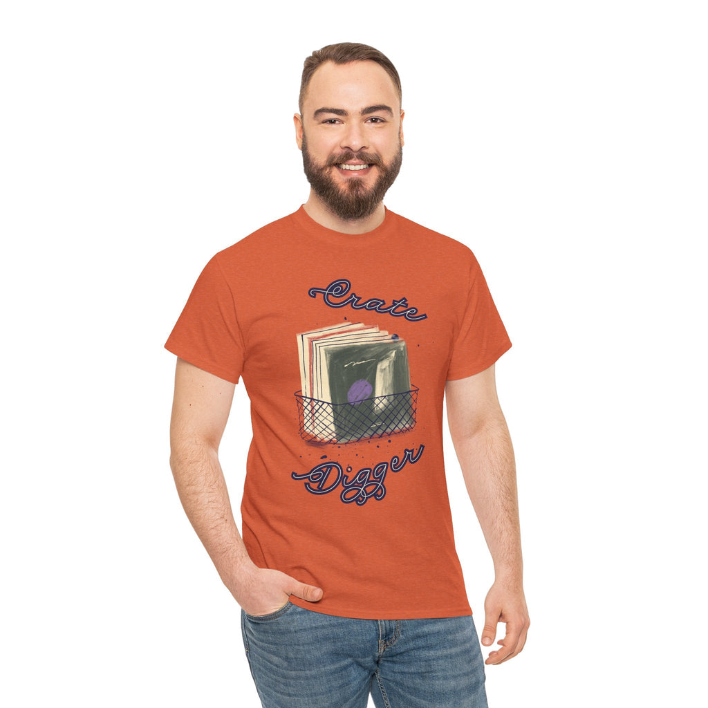 Crate Digger Vinyl Records Men's T-Shirt