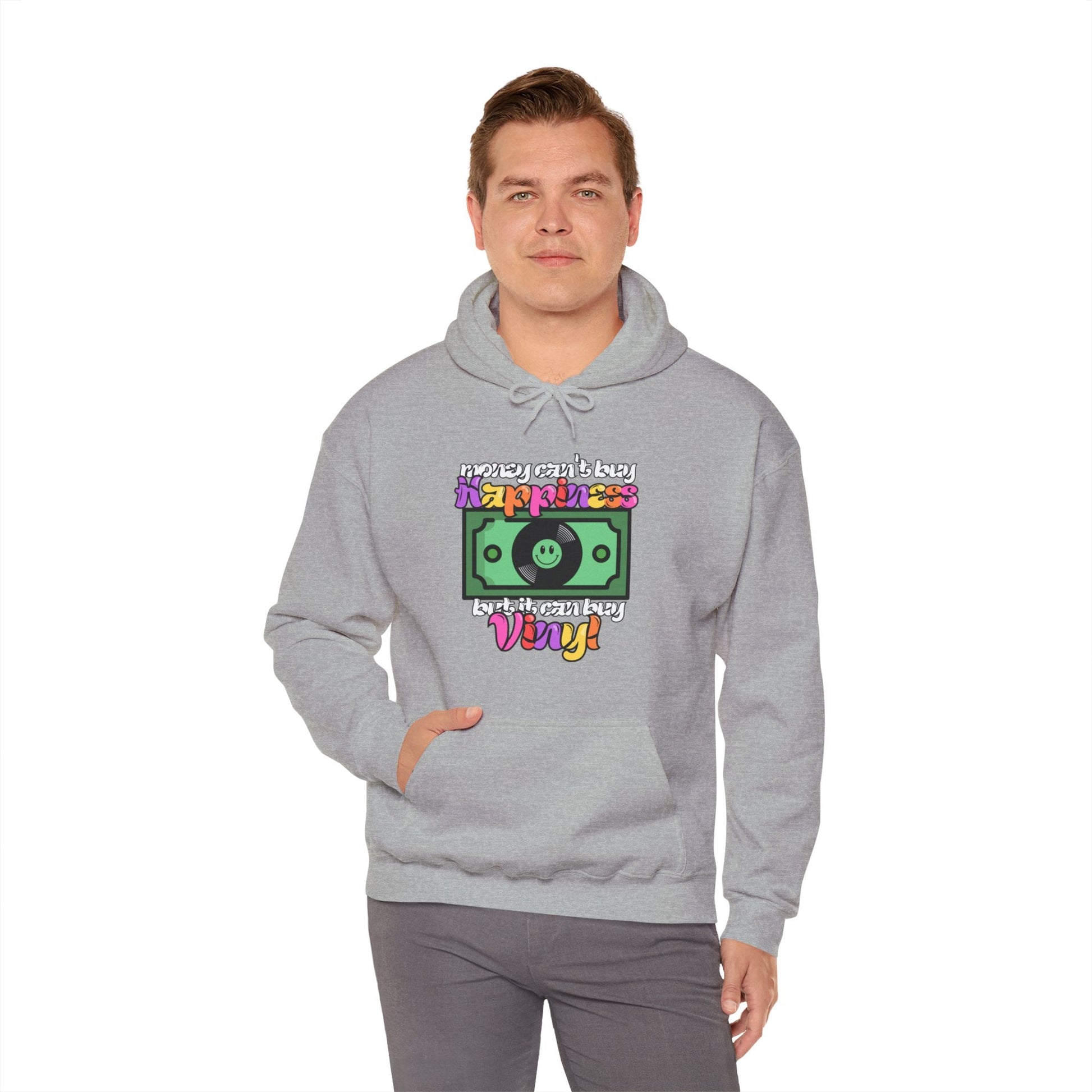 Money Can't Buy Happiness But It Can Buy Vinyl Men's Hoodie