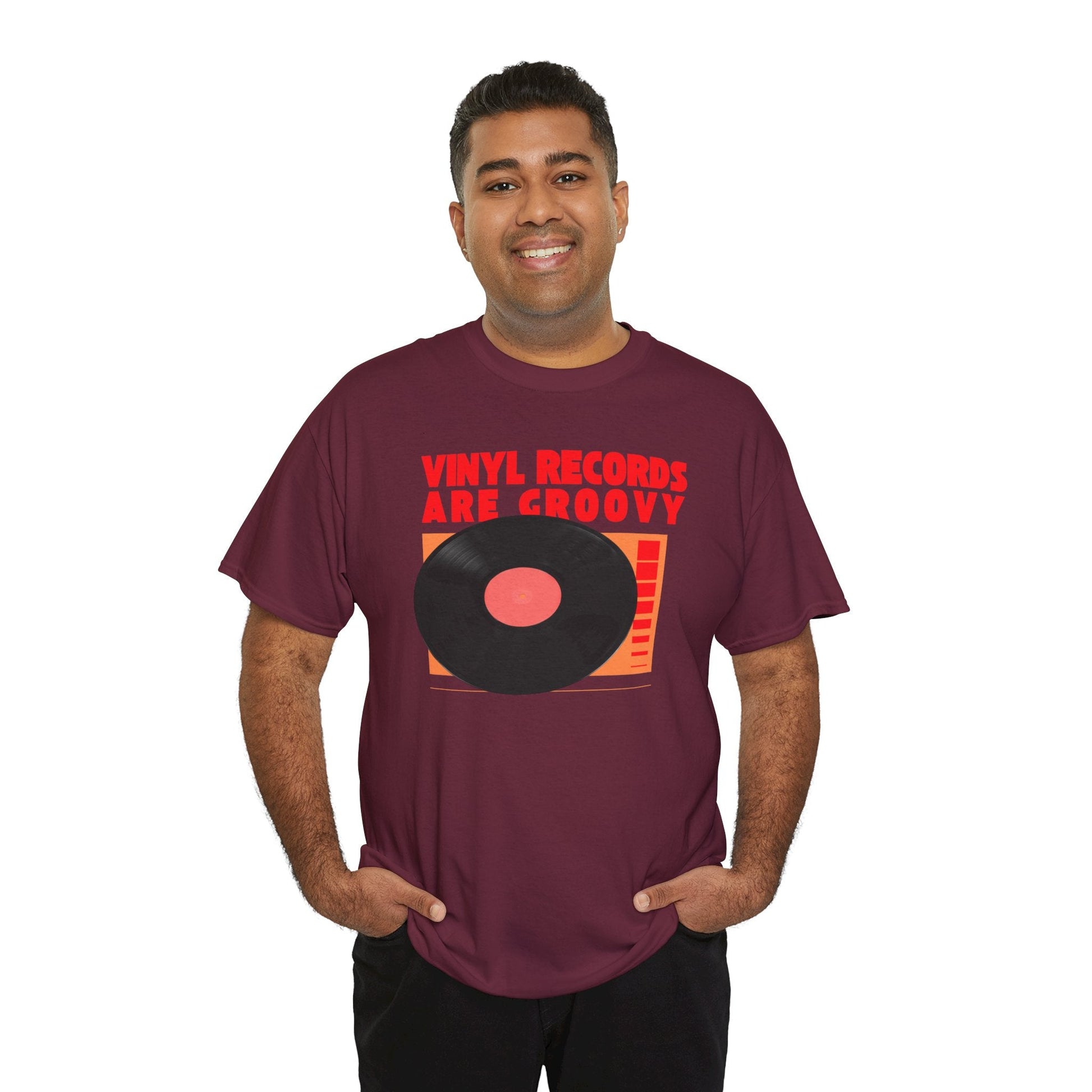 Vinyl Records Are Groovy Bold T-Shirt
