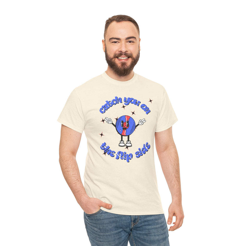 Catch You On The Flip Side Men's Vinyl T-Shirt