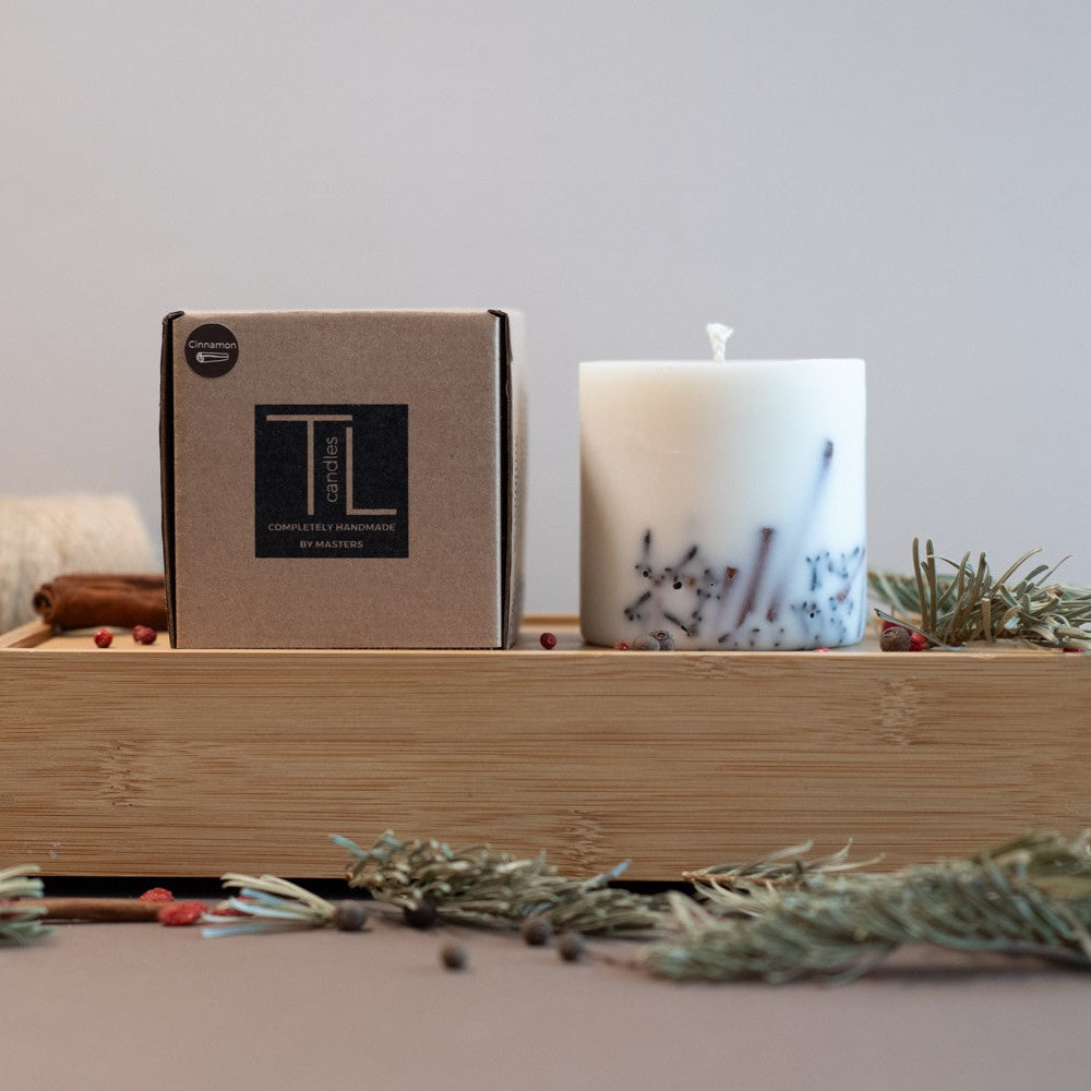 Hand-made Cinnamon & Clove Scented Candle - Cozy Home Atmosphere | SILVA Collection by TL Candles at www.brixbailey.com