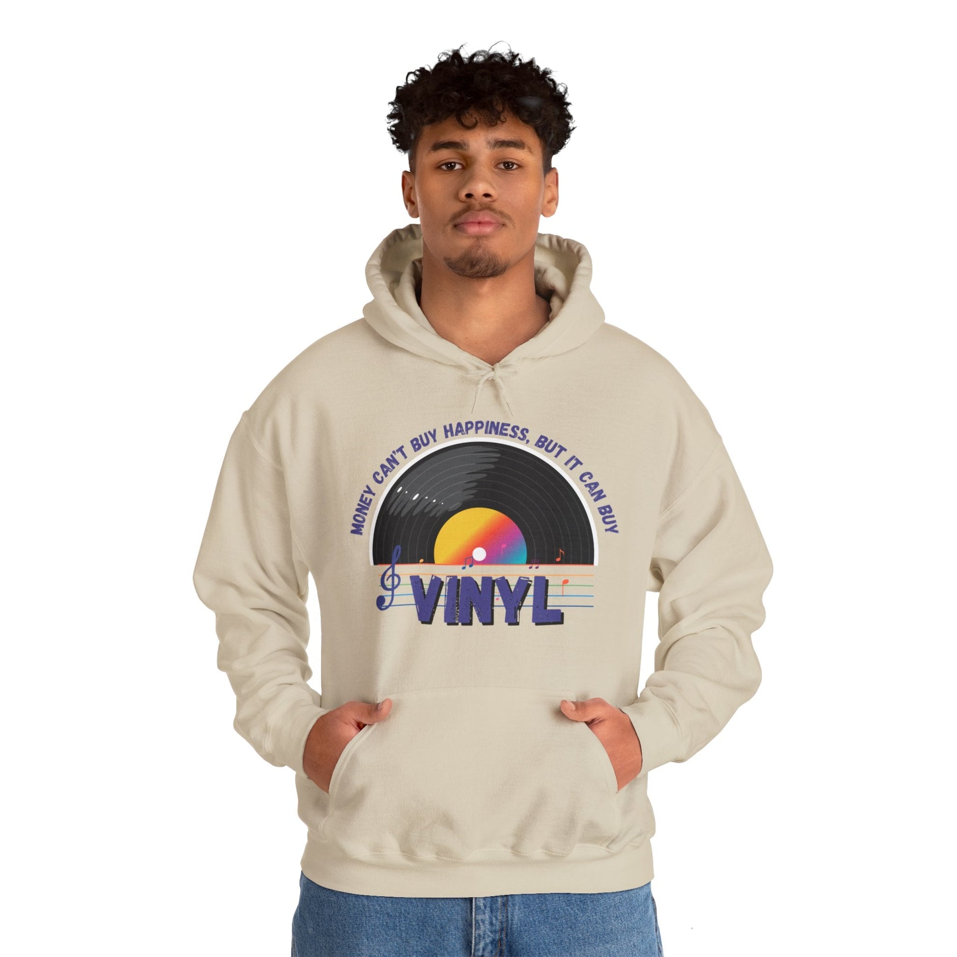 Money Can't Buy Happiness But It Can Buy Vinyl Men's Hoodie