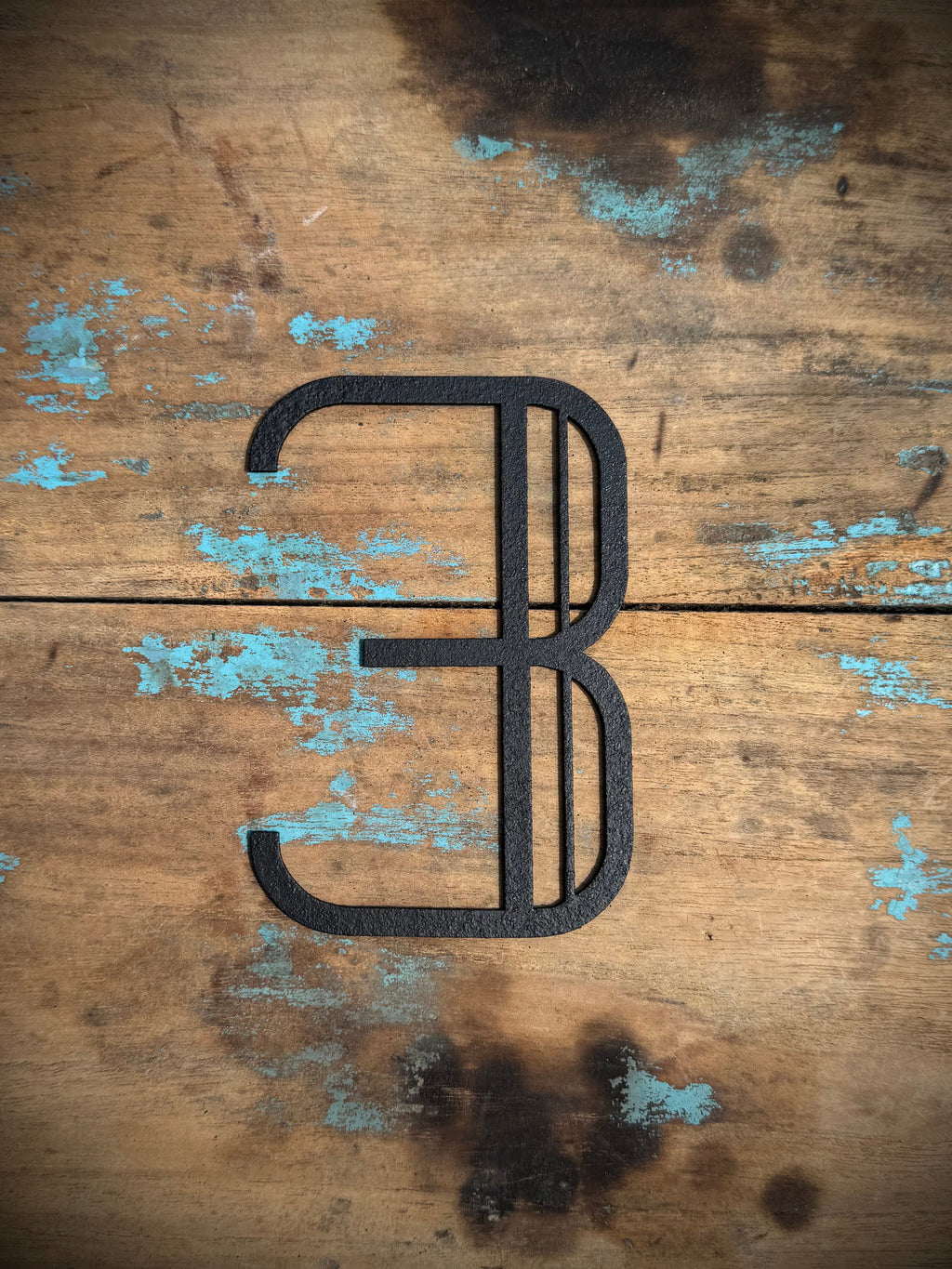 Black Art Deco Metal Letters and Numbers 5 inch or 12 inch