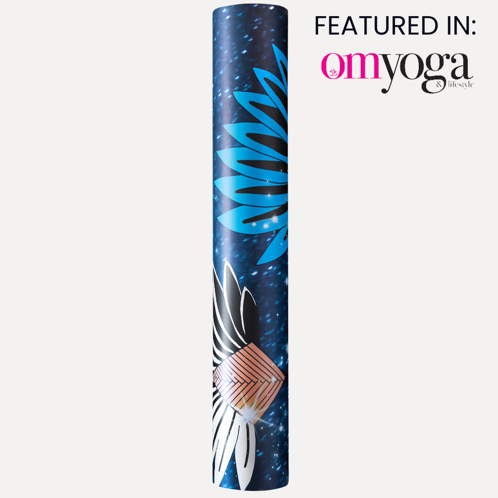 Sustainable Yoga Mat with Ravinala Tree Design