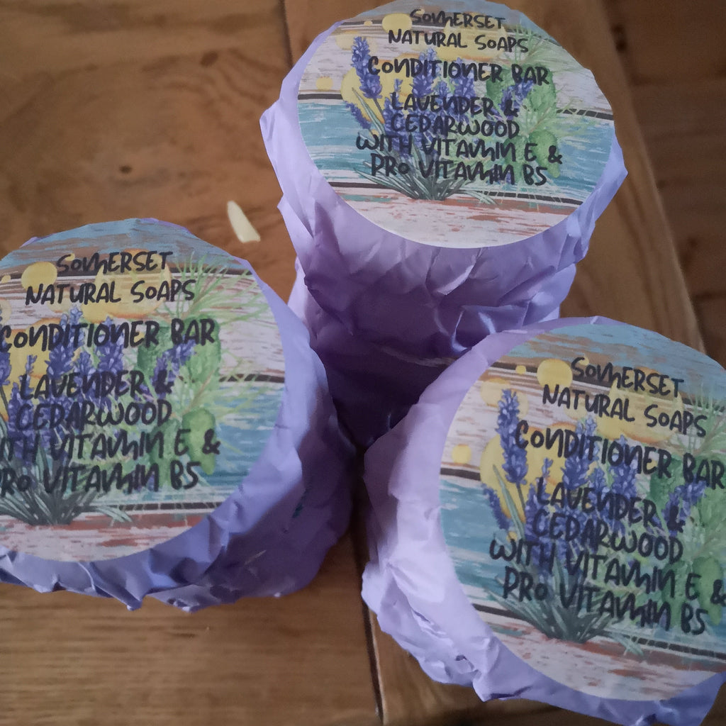 Lavender and Cedarwood Conditioner Bar