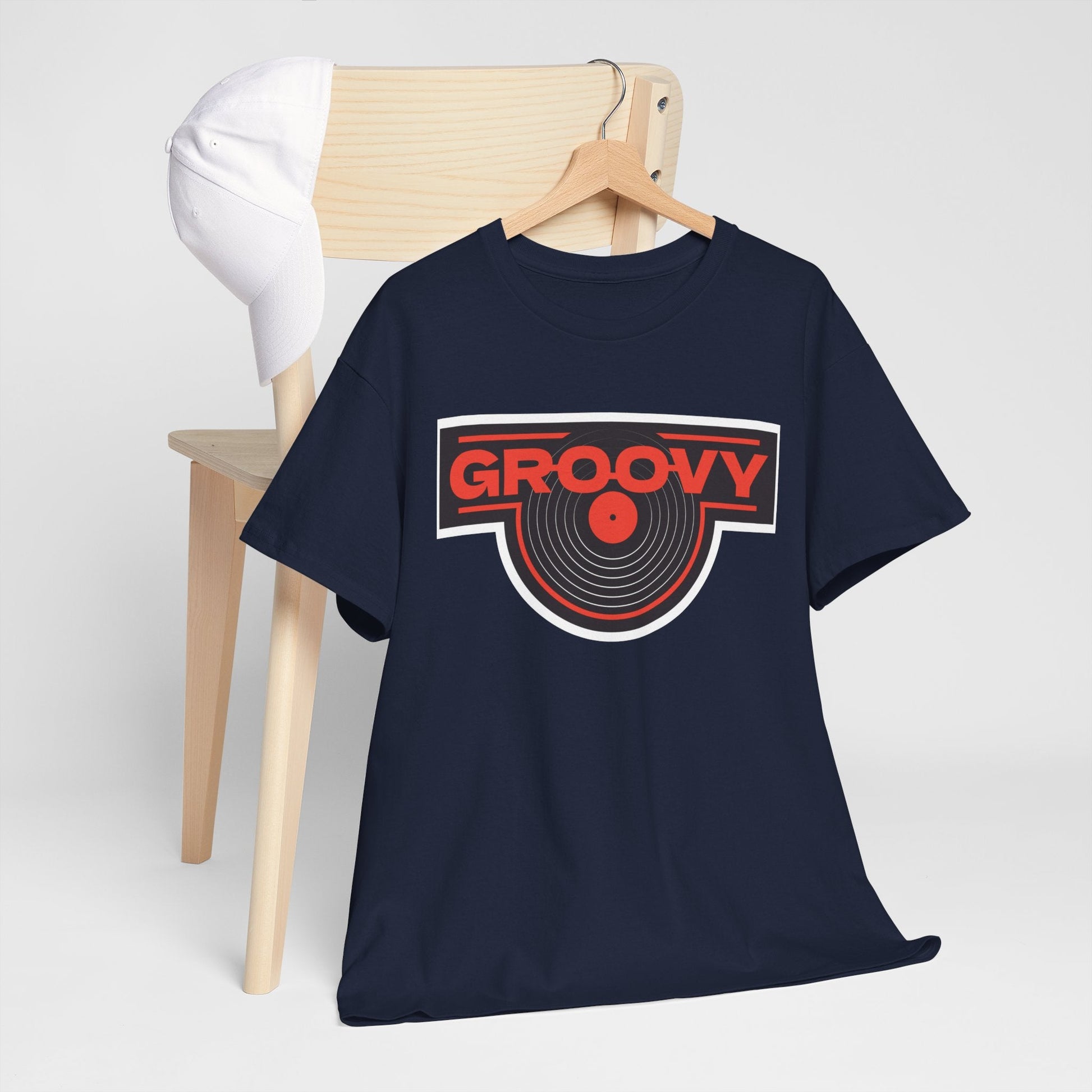 Groovy Men's Vinyl Records T-Shirt