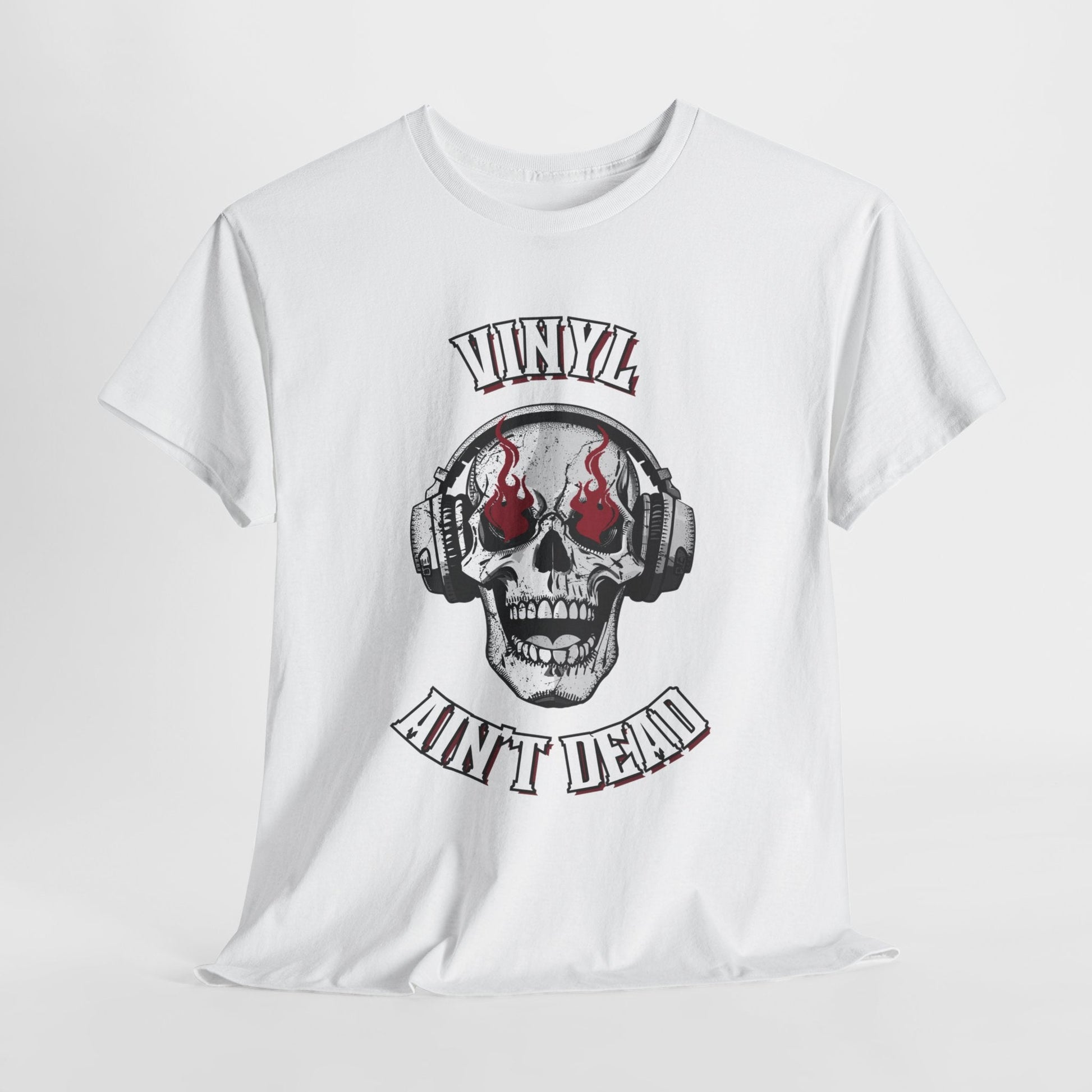 Vinyl Ain't Dead Skull Men's T-Shirt
