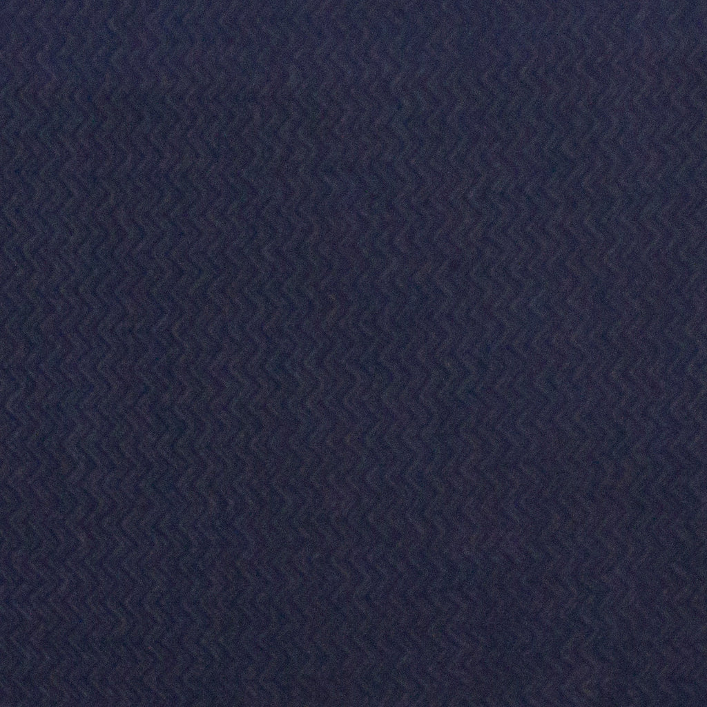 Navy Grey Chevron Weave Merino Wool Scarf