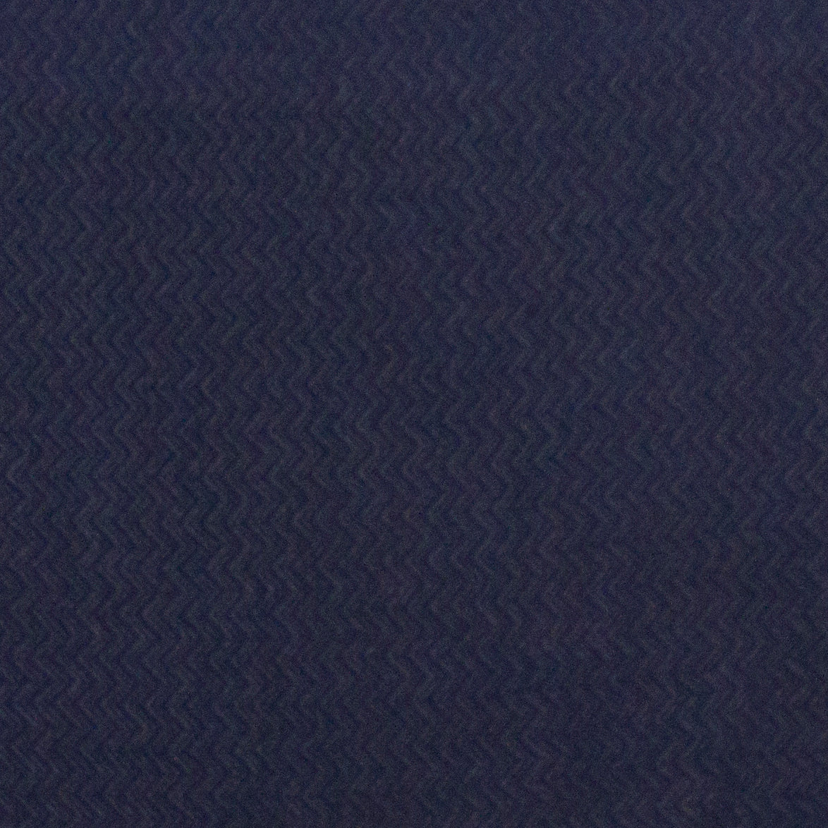 Navy Grey Chevron Weave Merino Wool Scarf