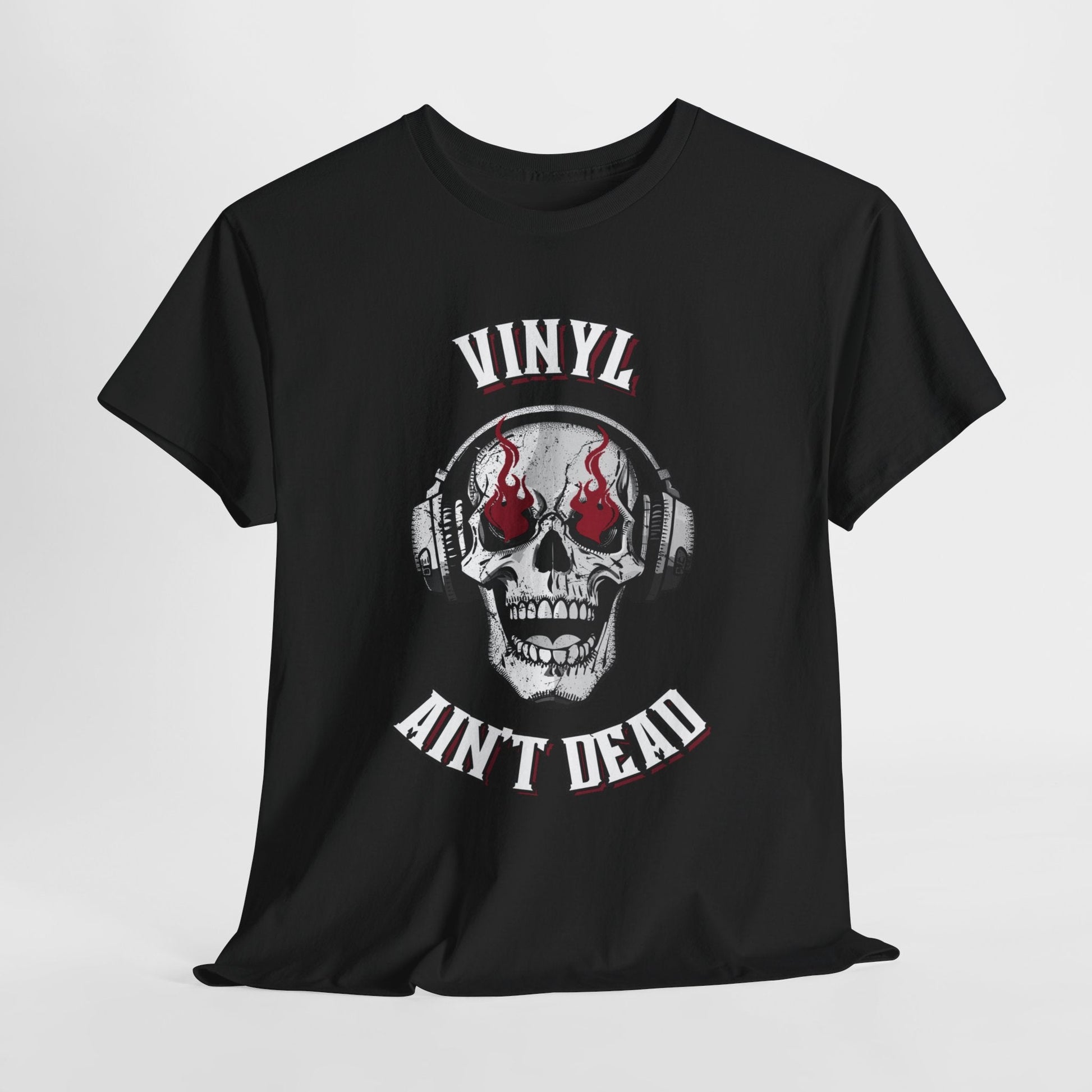 Vinyl Ain't Dead Skull Men's T-Shirt