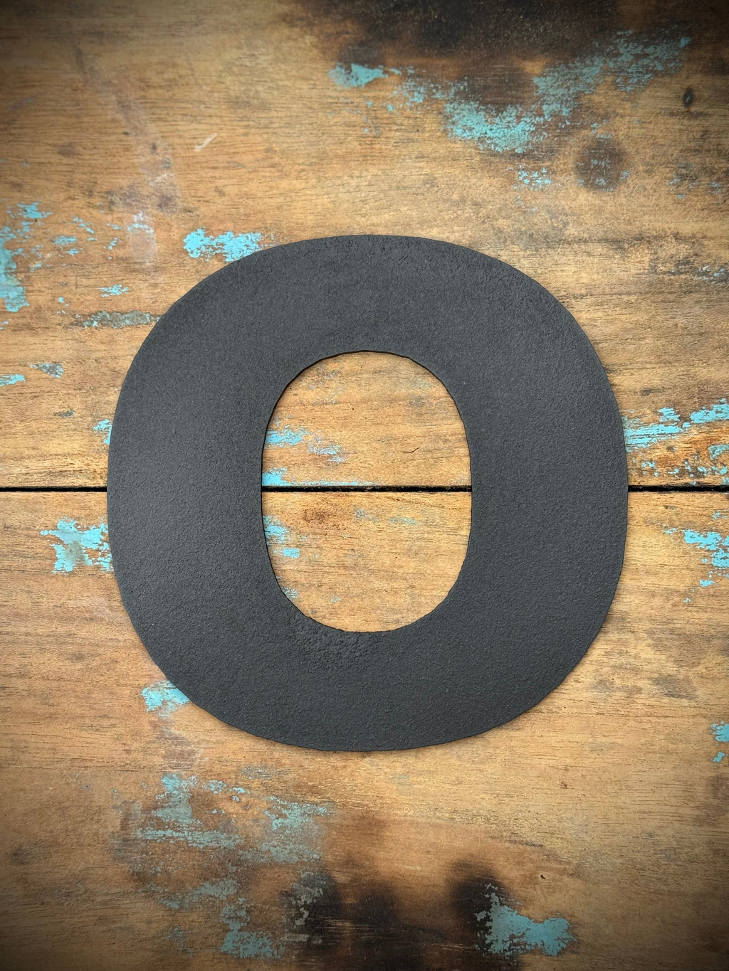 Black Metal Letters 12 inch and 5 inch Rustic Industrial Wall Decor