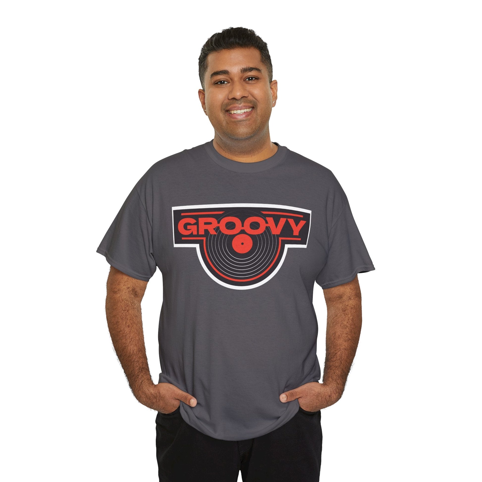 Groovy Men's Vinyl Records T-Shirt