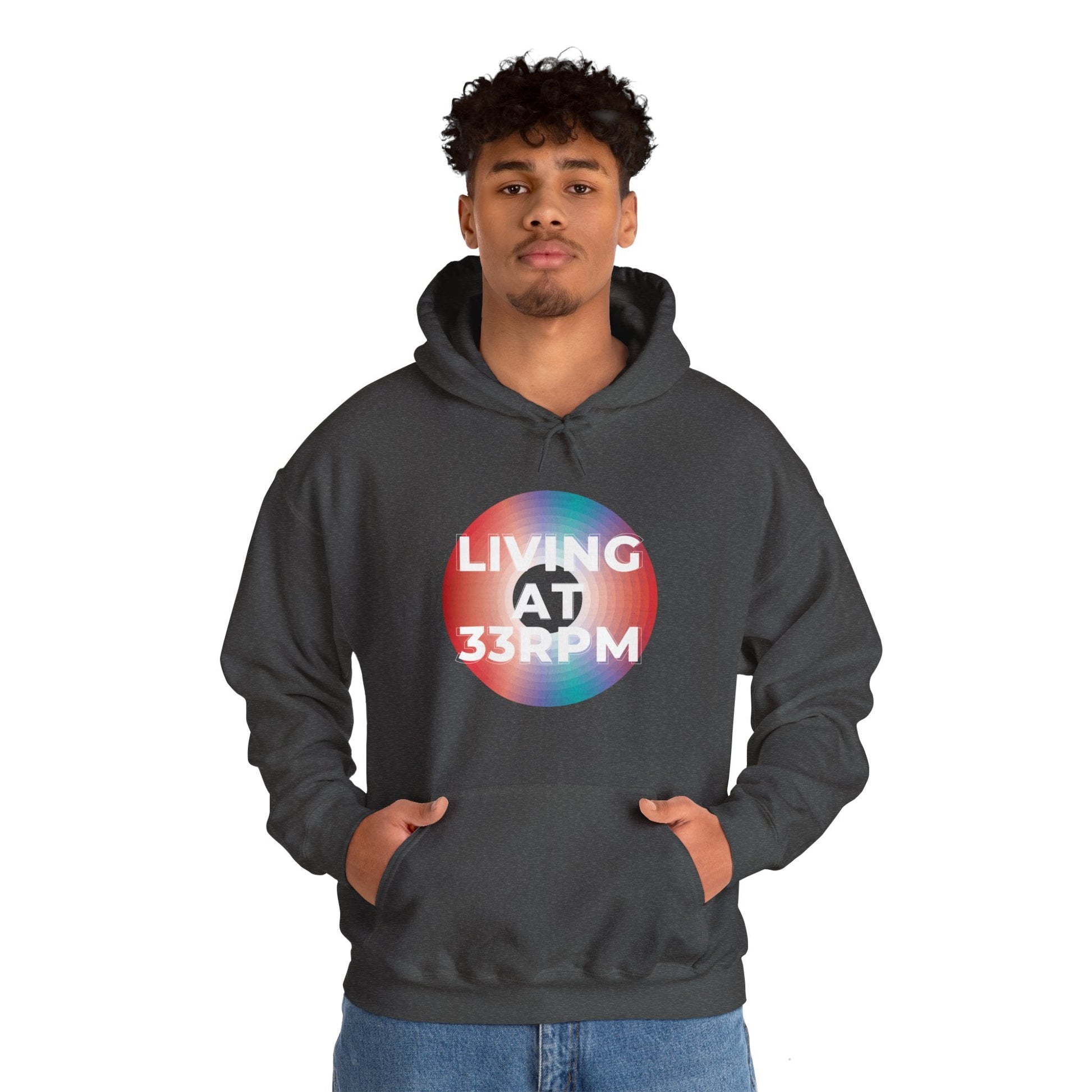 Living at 33rpm Men's Hoodie