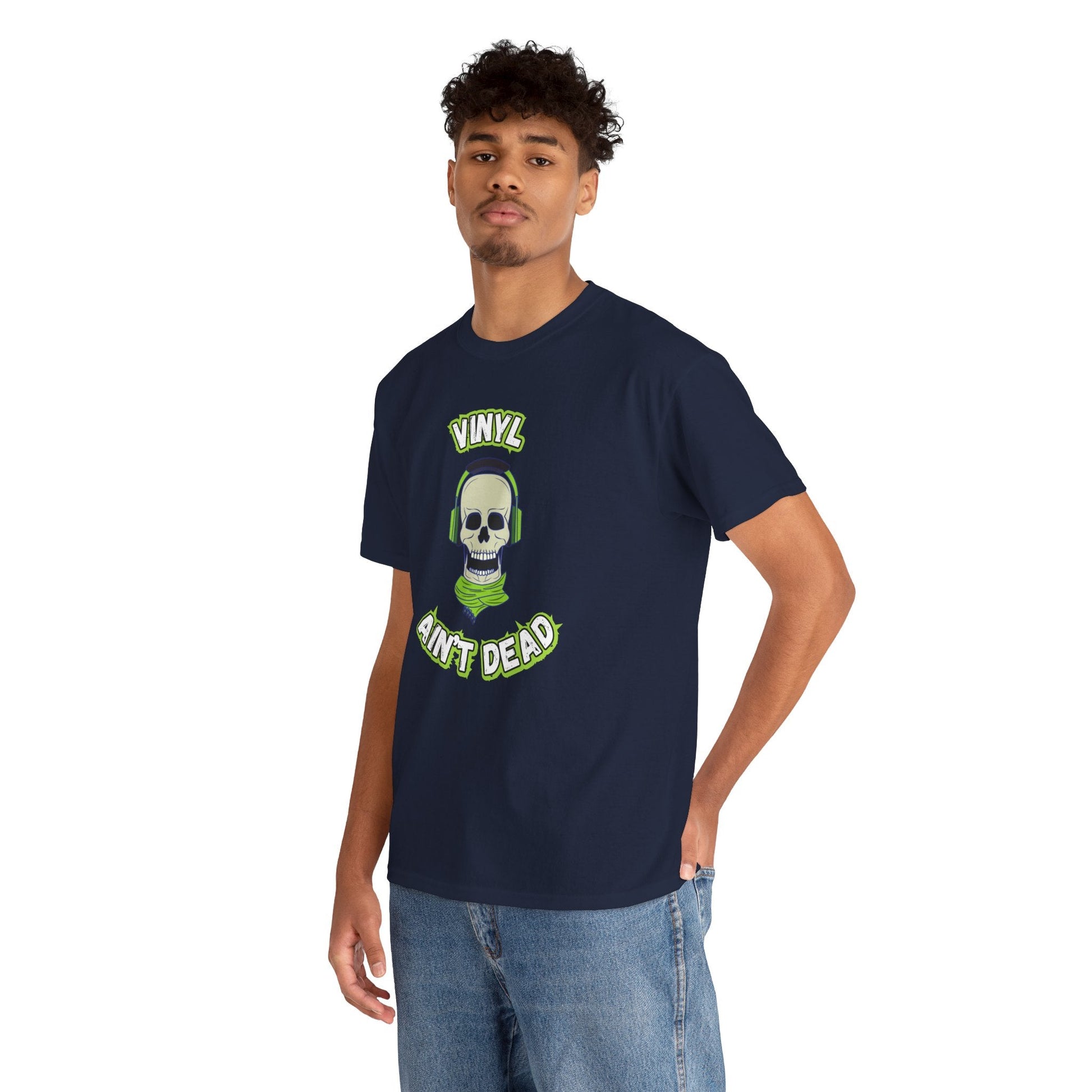 Vinyl Ain't Dead Headphones Men's T-Shirt