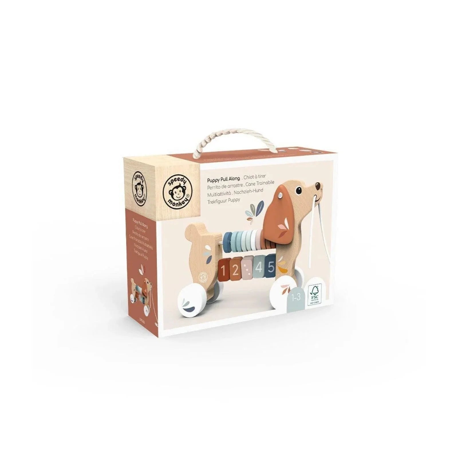 Puppy Pull Along Toy for Toddlers