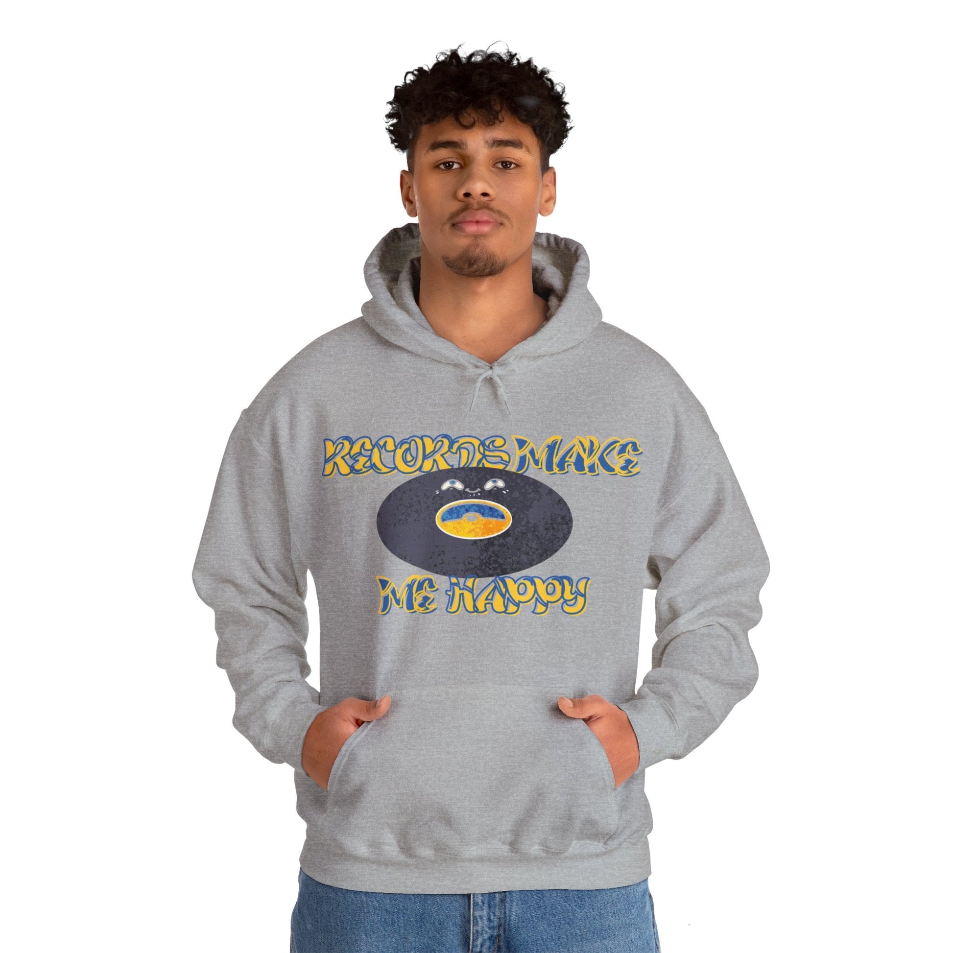 Records Make Me Happy Men's Hoodie