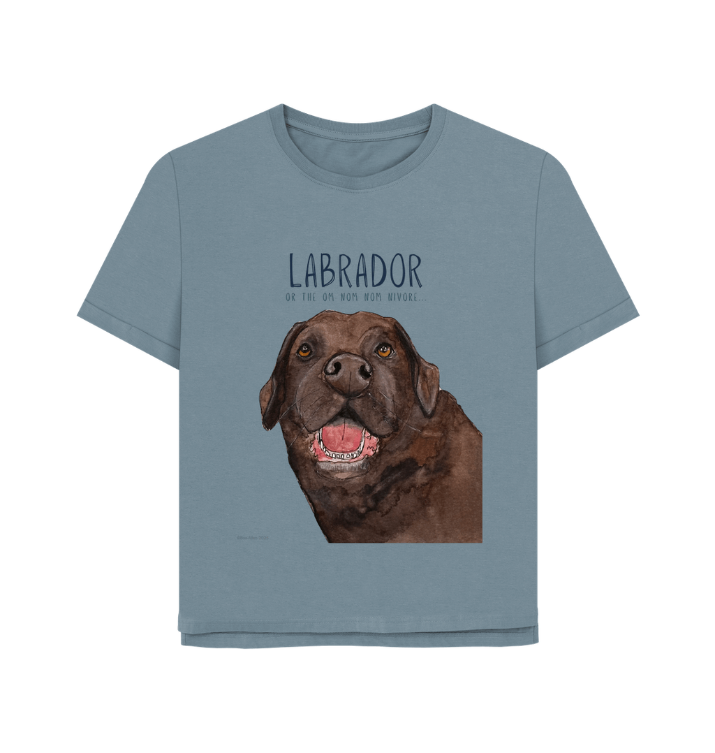 Feed Me Snacks and Compliments Chocolate Labrador Tee