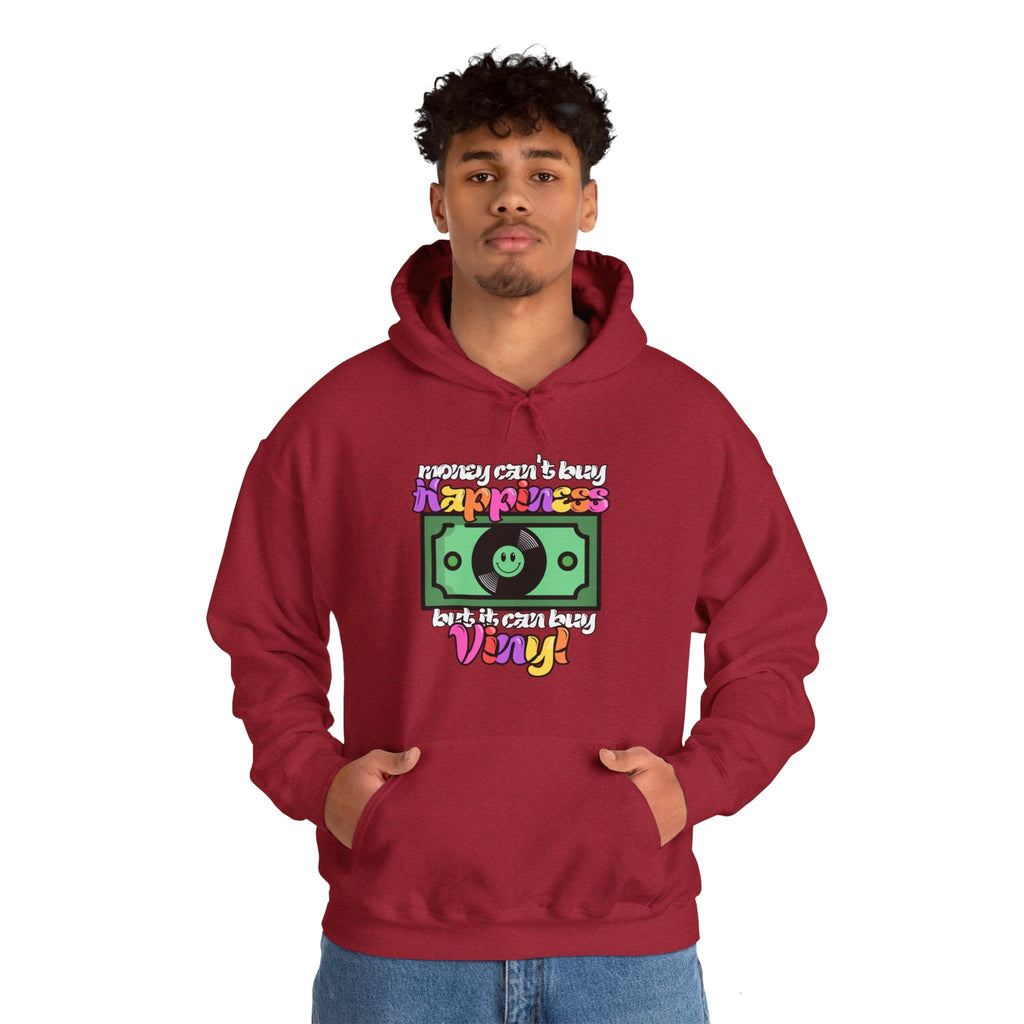 Money Can't Buy Happiness But It Can Buy Vinyl Men's Hoodie