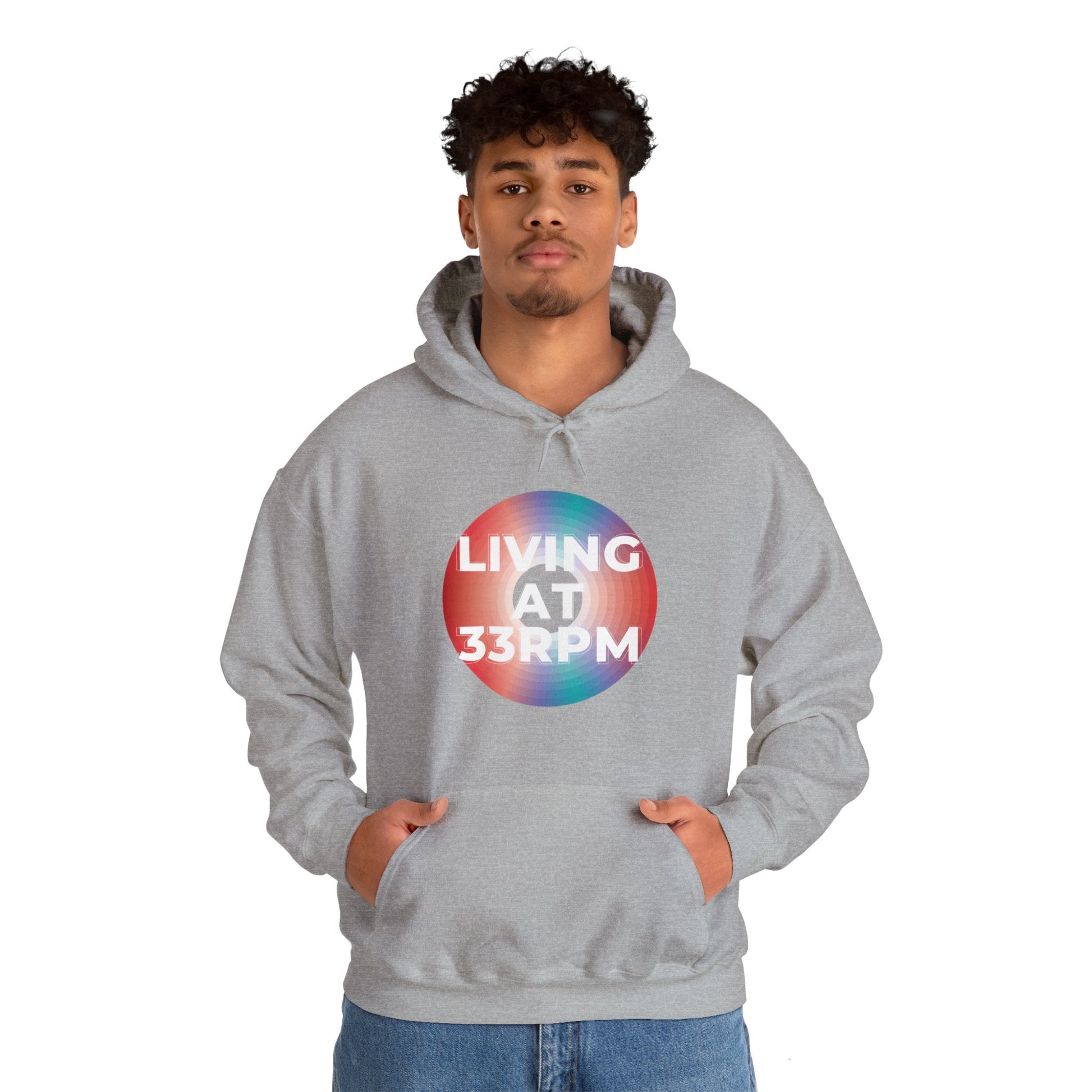 Living at 33rpm Men's Hoodie