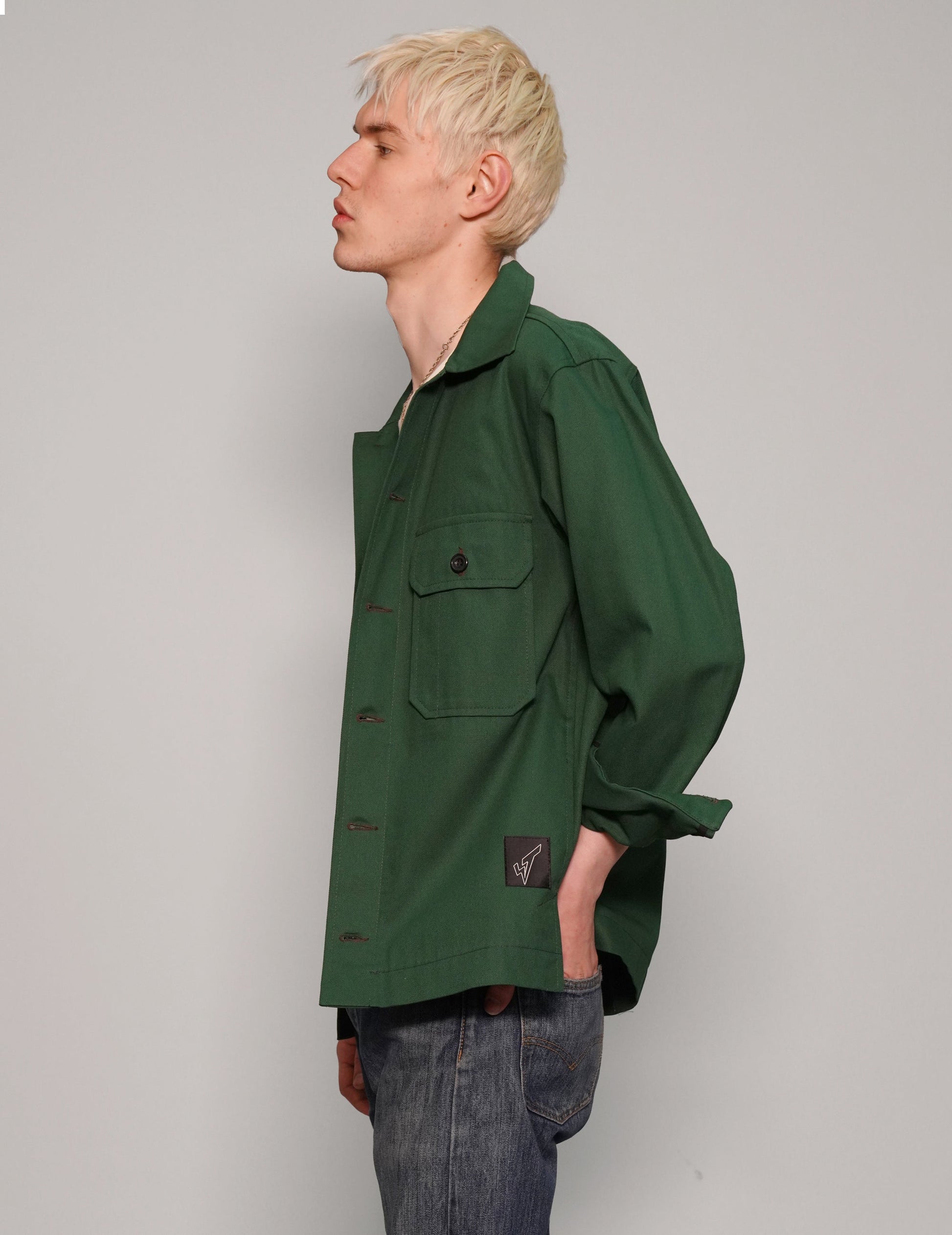 Khaki Cotton Workshirt