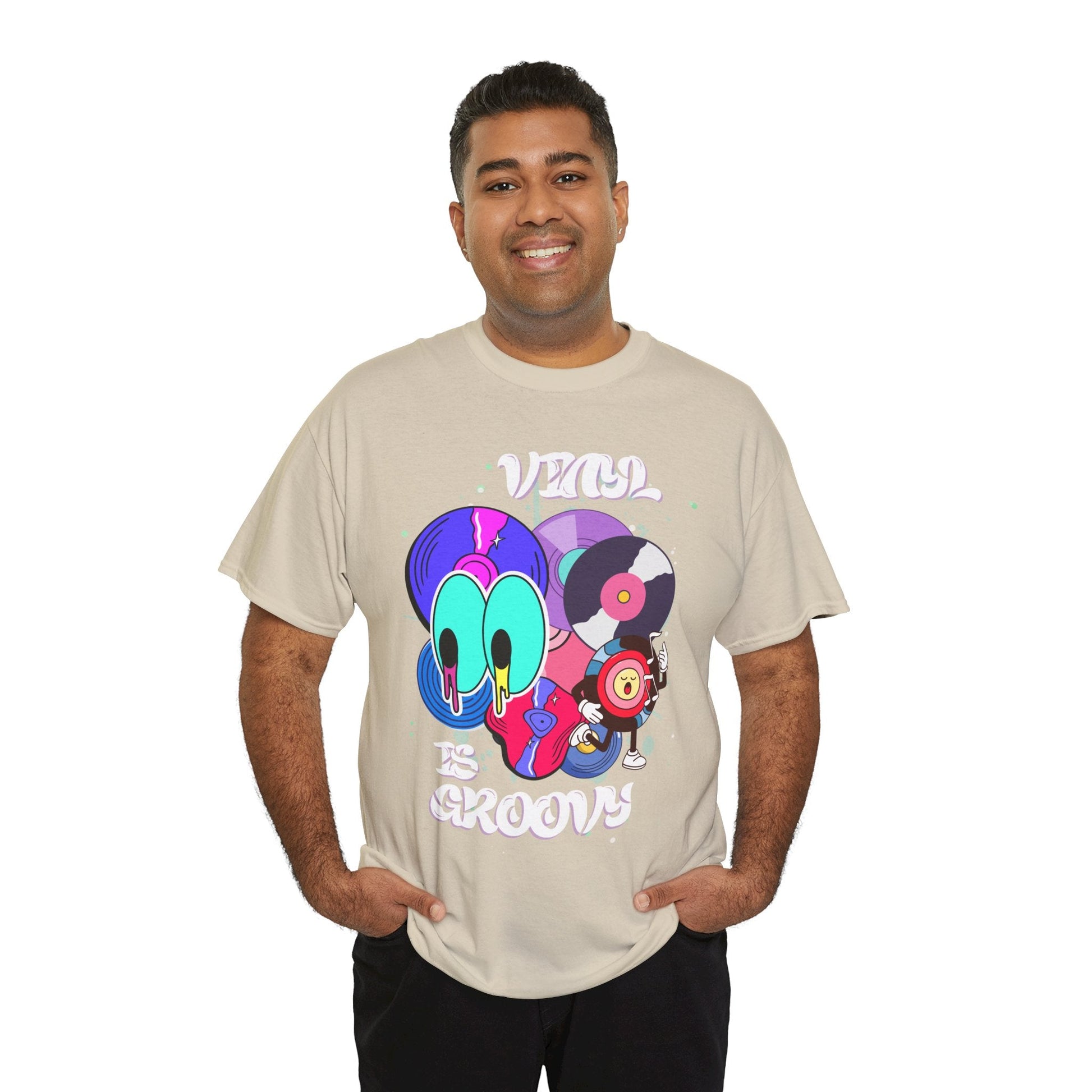 Vinyl Is Groovy Men's T-Shirt