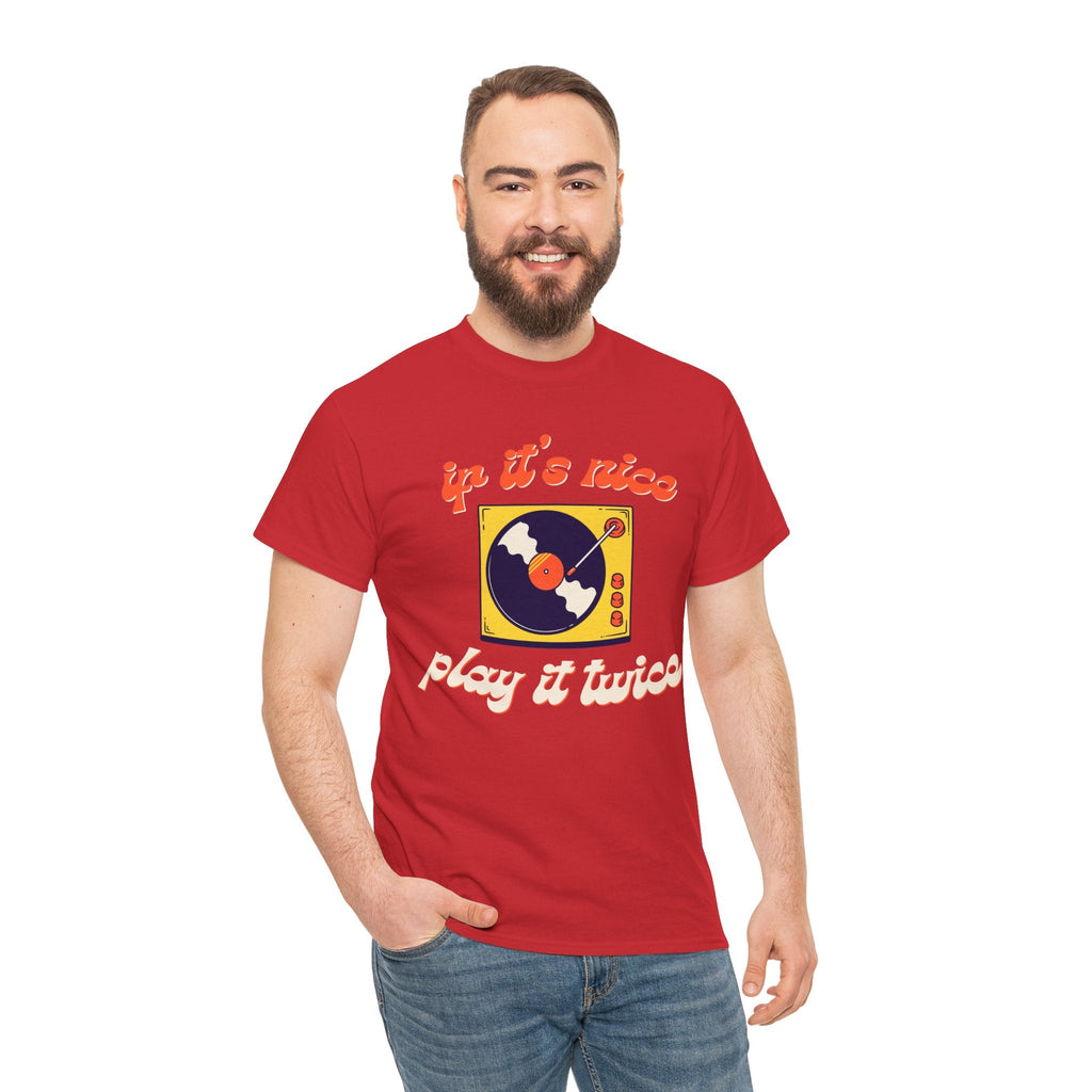 If It's Nice Play It Twice Vinyl T-Shirt