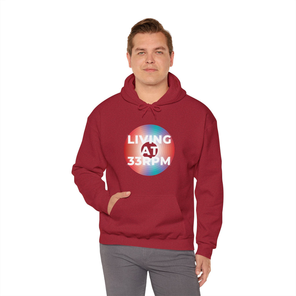 Living at 33rpm Men's Hoodie