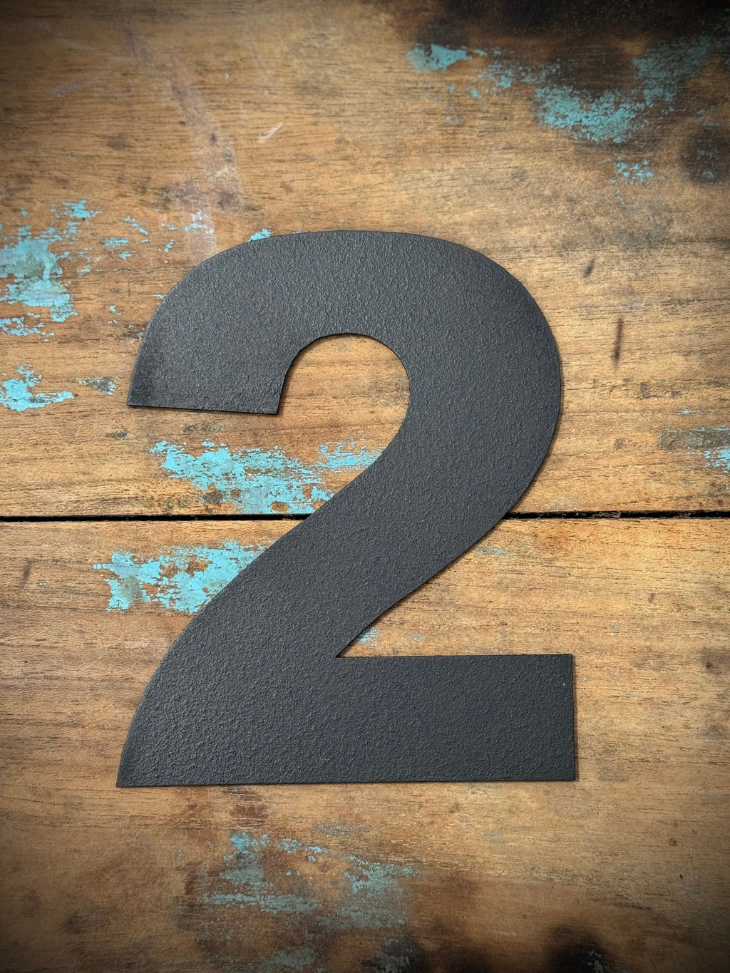 Black Metal Letters 12 inch and 5 inch Rustic Industrial Wall Decor