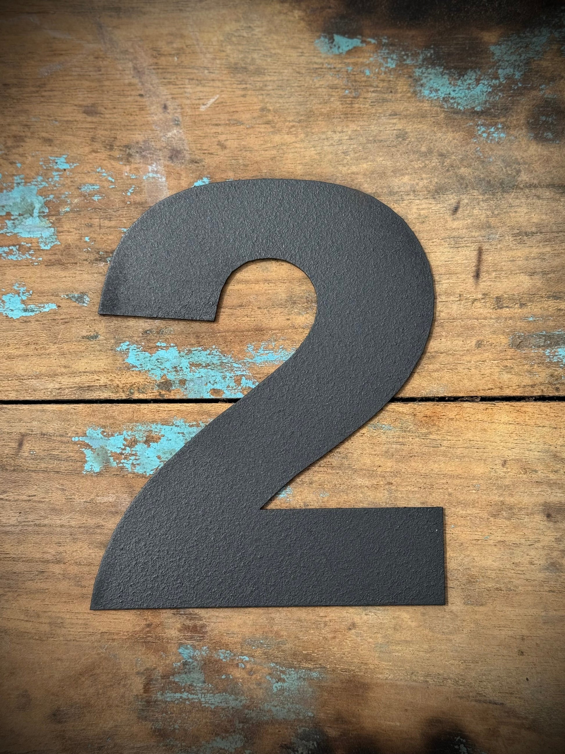 Black Metal Letters 12 inch and 5 inch Rustic Industrial Wall Decor