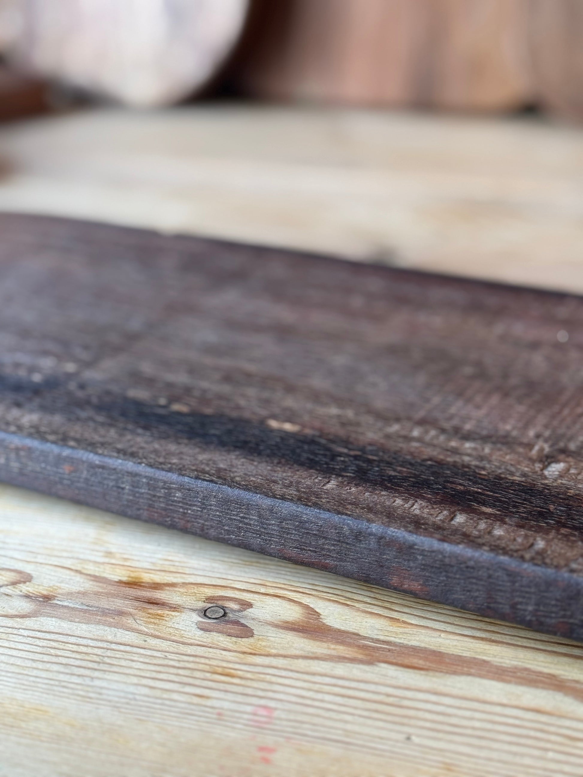 Reclaimed Wood Chopping Board and Charcuterie Platter