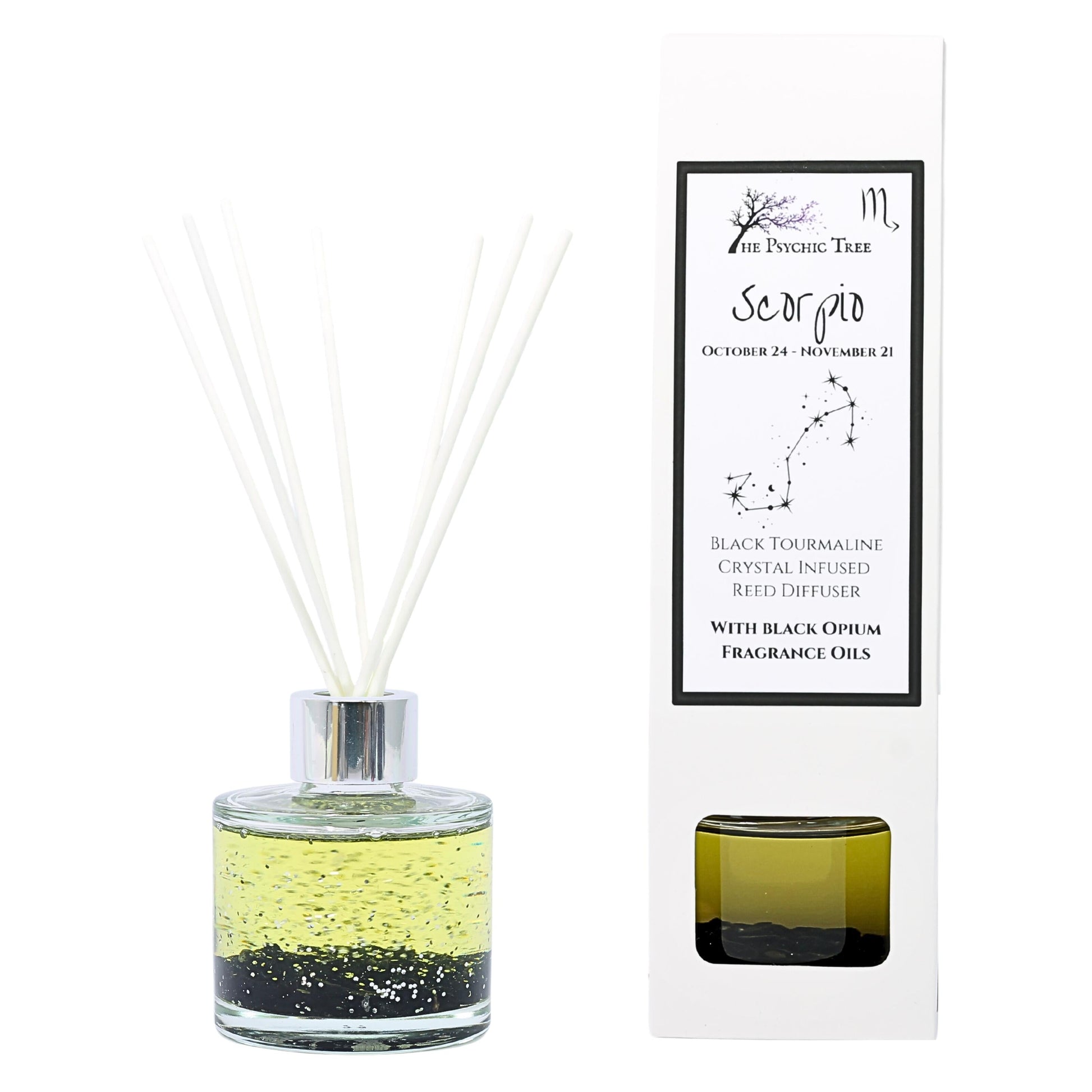 Scorpio Zodiac Crystal Infused Reed Diffuser