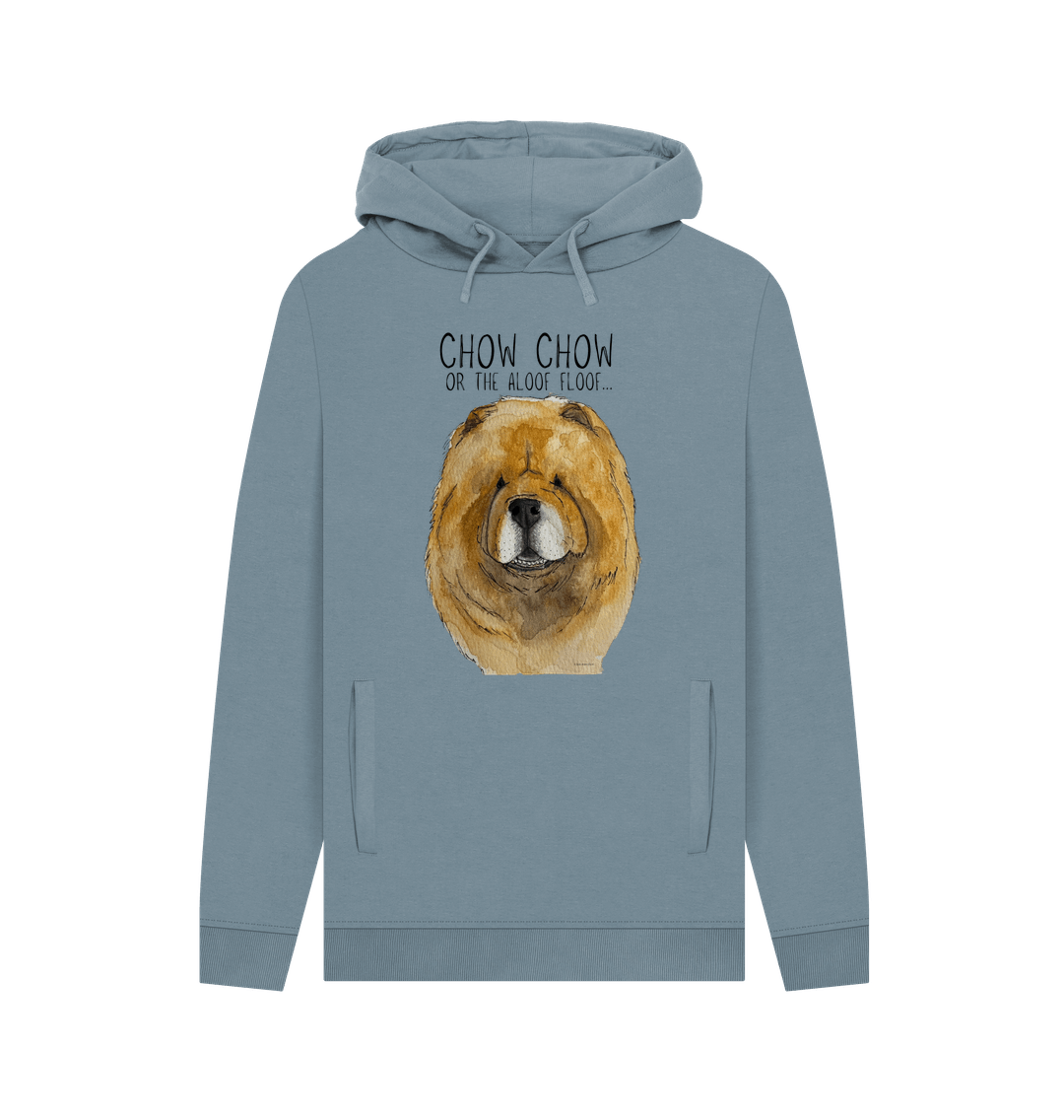 Red Chow Chow Men's Hoodie with Pocket Detail