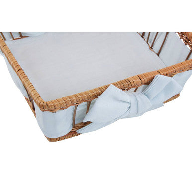 Set of Two Natural Fern Baskets with Lining