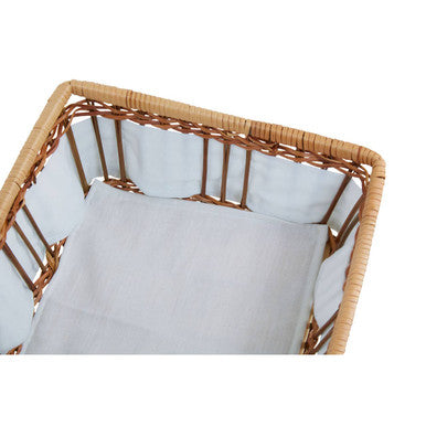 Set of Two Natural Fern Baskets with Lining