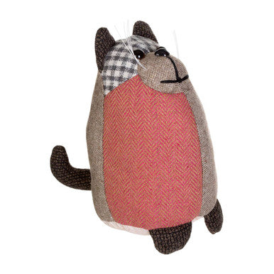 Large Brown Cat Door Stop