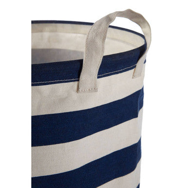 Blue and White Laundry Bag