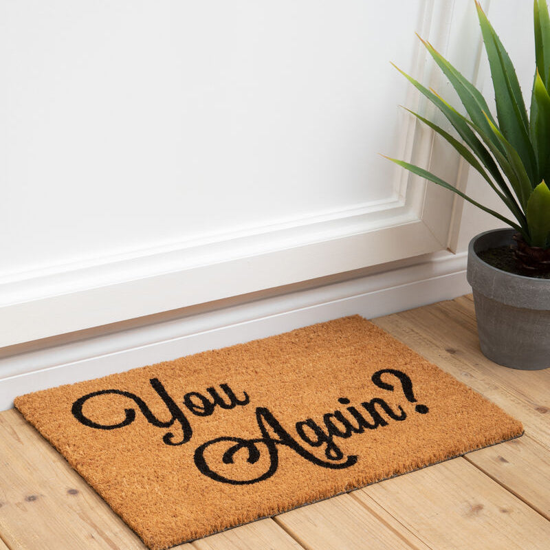 You Again Doormat with Witty Welcome