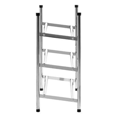 Three Tier Chrome Shoe Rack Expandable