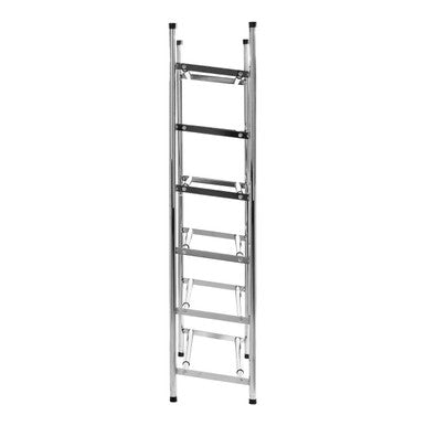 Six Tier Chrome Shoe Rack