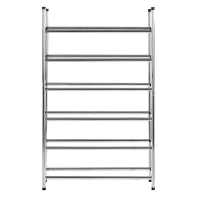 Six Tier Chrome Shoe Rack