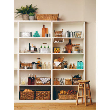 Set of 3 Seagrass Storage Baskets with Handles