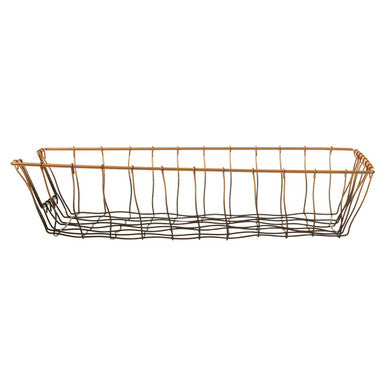Rectangular Tray in Black and Gold