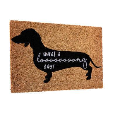 What a Long Day Sausage Dog Doormat