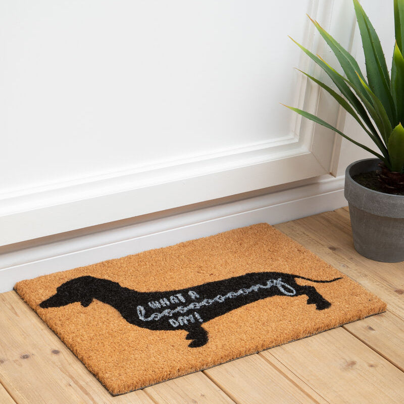 What a Long Day Sausage Dog Doormat