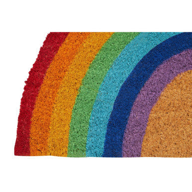 Rainbow Coir Doormat