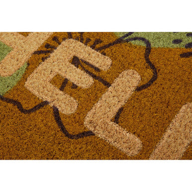 Bohemian Hello Coir Doormat