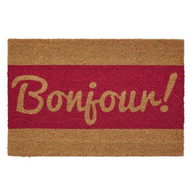 Bonjour Modern Doormat